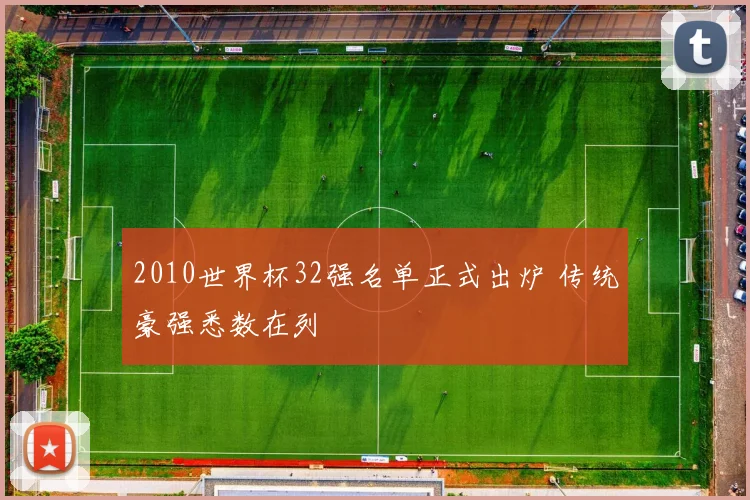 2010世界杯32强名单正式出炉 传统豪强悉数在列